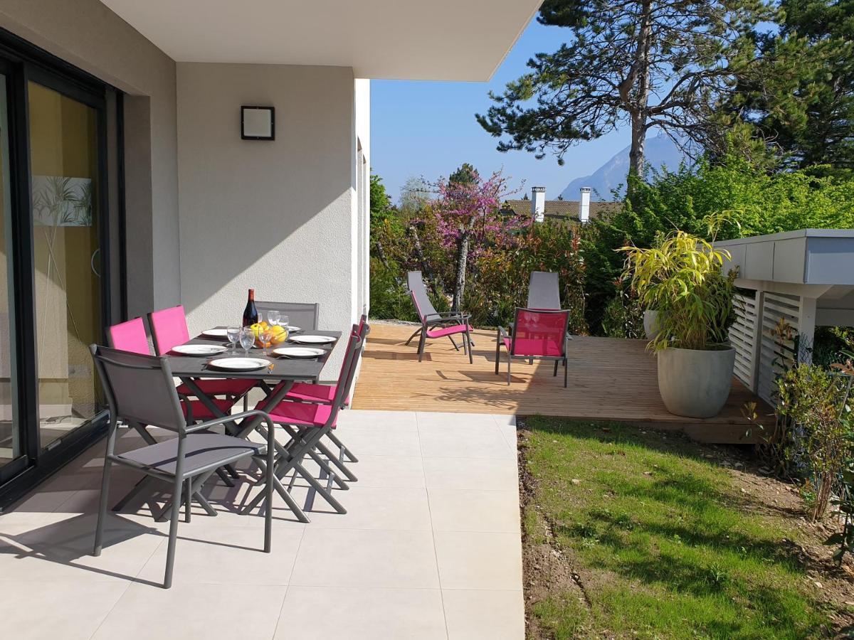 L'Appartement Jardin Avec Vue Montagnes Sévrier Eksteriør billede