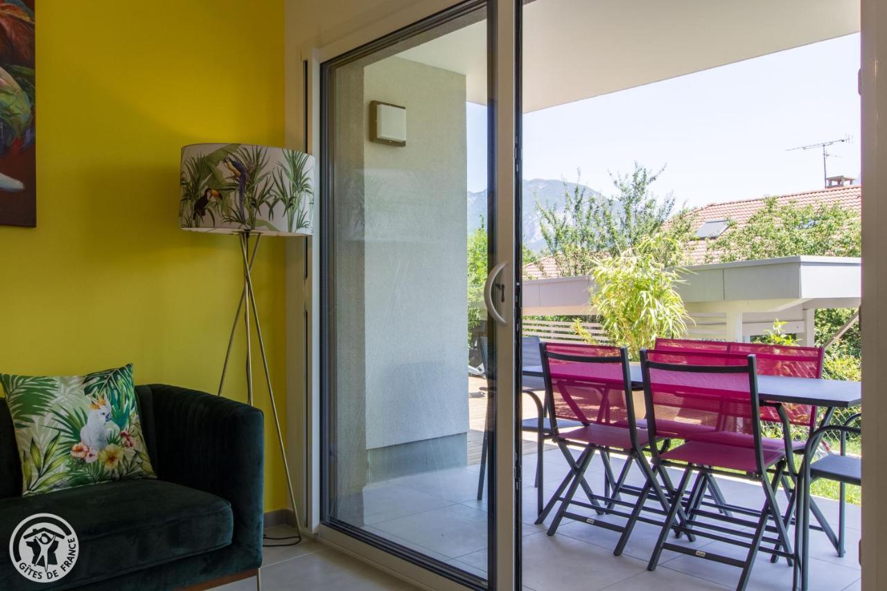 L'Appartement Jardin Avec Vue Montagnes Sévrier Eksteriør billede