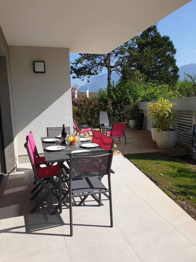 L'Appartement Jardin Avec Vue Montagnes Sévrier Eksteriør billede