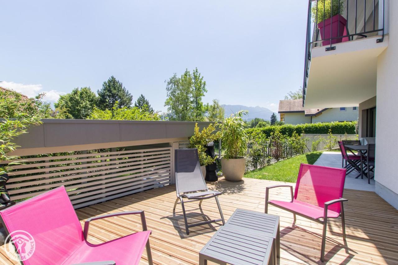 L'Appartement Jardin Avec Vue Montagnes Sévrier Eksteriør billede