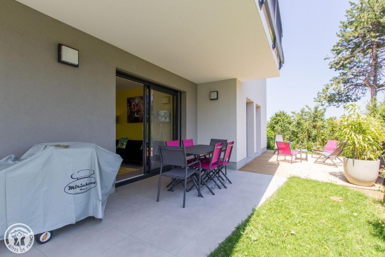 L'Appartement Jardin Avec Vue Montagnes Sévrier Eksteriør billede