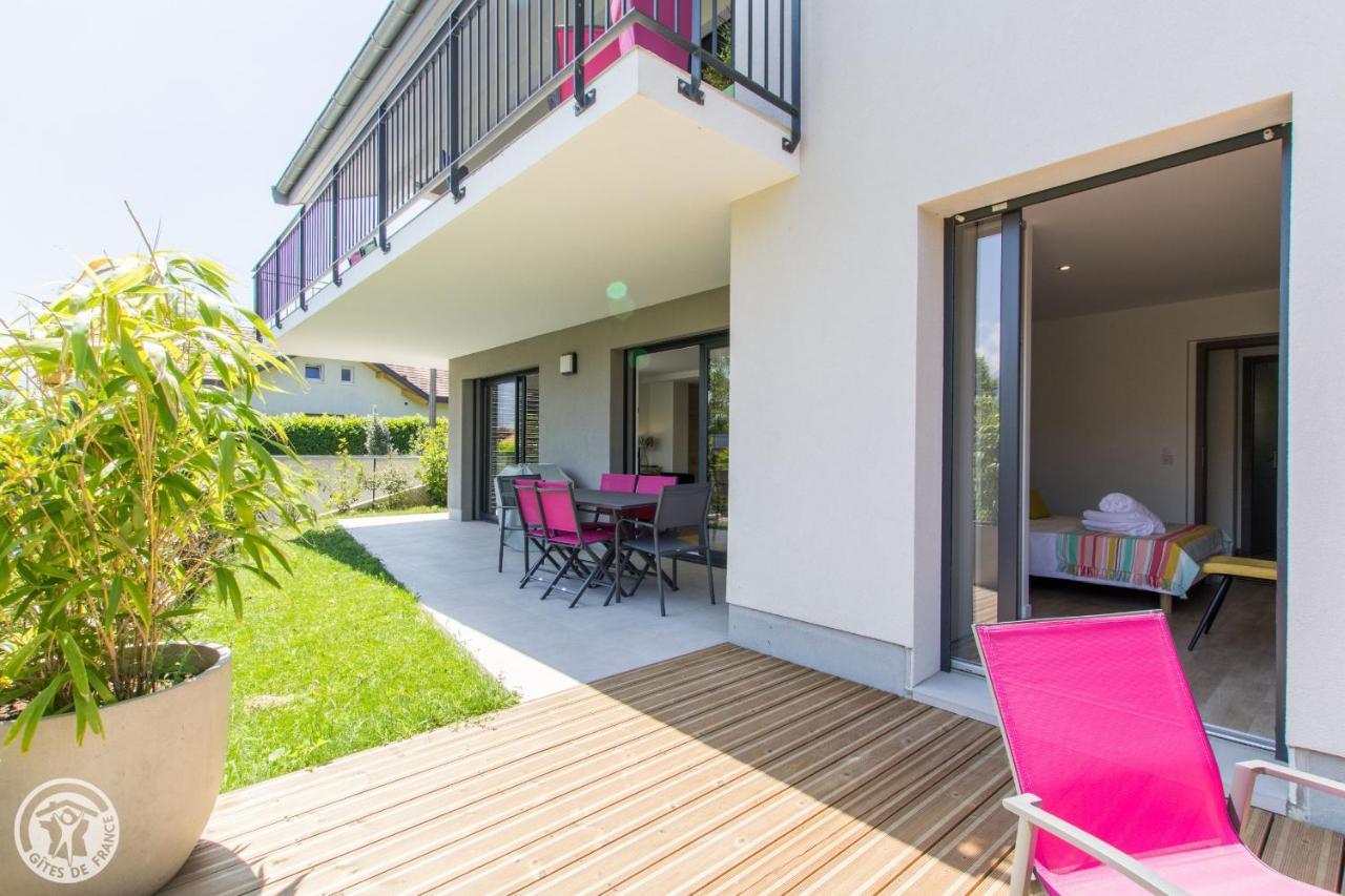 L'Appartement Jardin Avec Vue Montagnes Sévrier Eksteriør billede